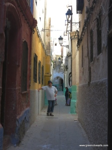 Tetouan – colorful medina street – Ashley Widman