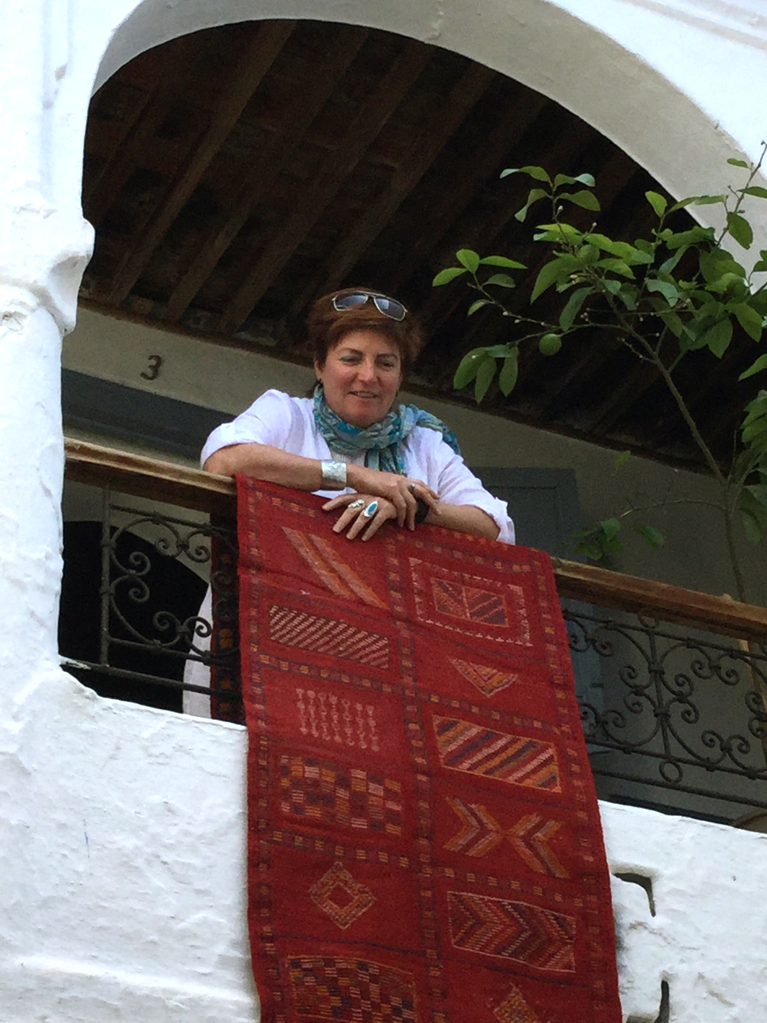 Niccy Pallant in Chefchaouen
