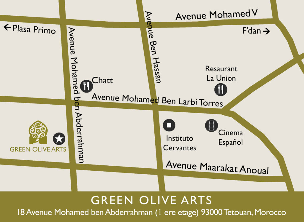Map To Green Olive Arts
