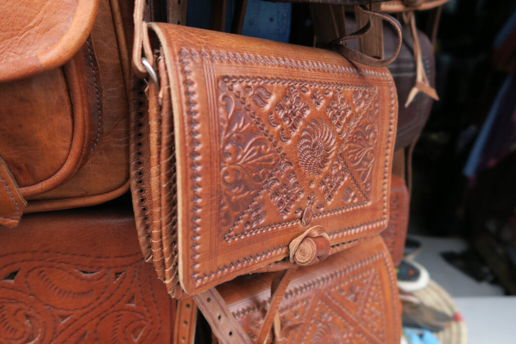 Leather Bag Tetouan Morocco blog