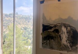 Mark Lesser - painting & studio view - 2020