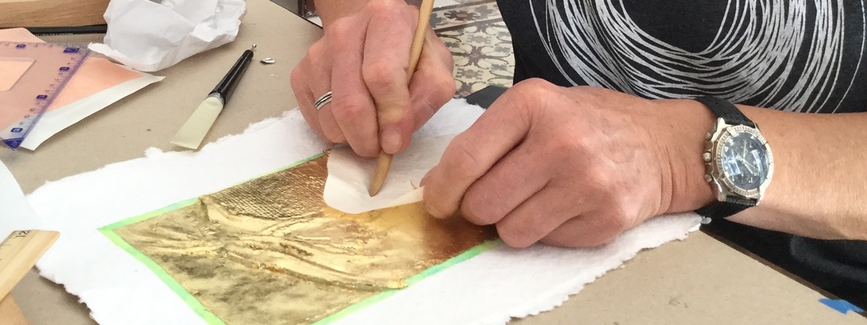 Peter Mallen working at Green Olive Arts